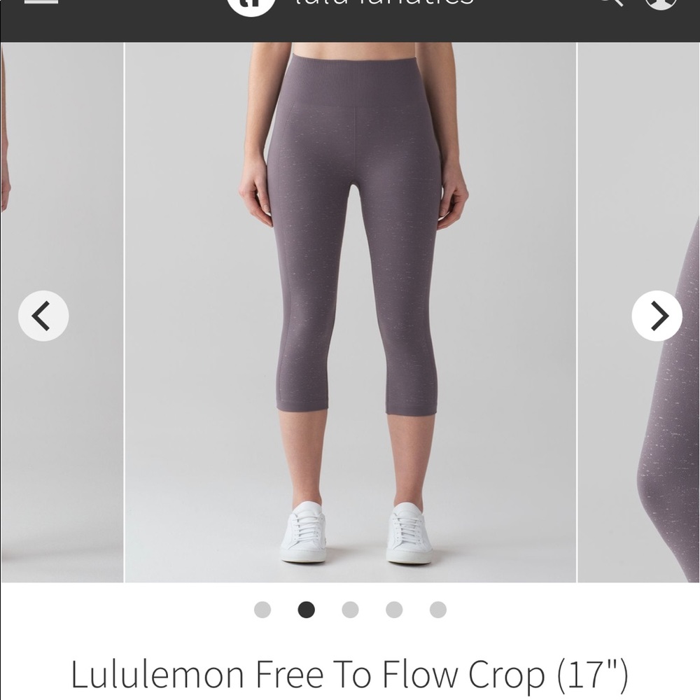 Lululemon Free to Flow Crop 17’